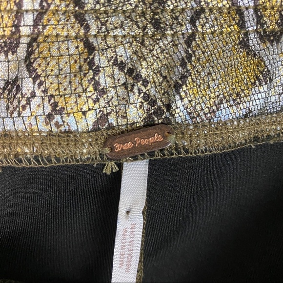 Free People Cheetah Print Leggings Size Medium - Picture 4 of 5